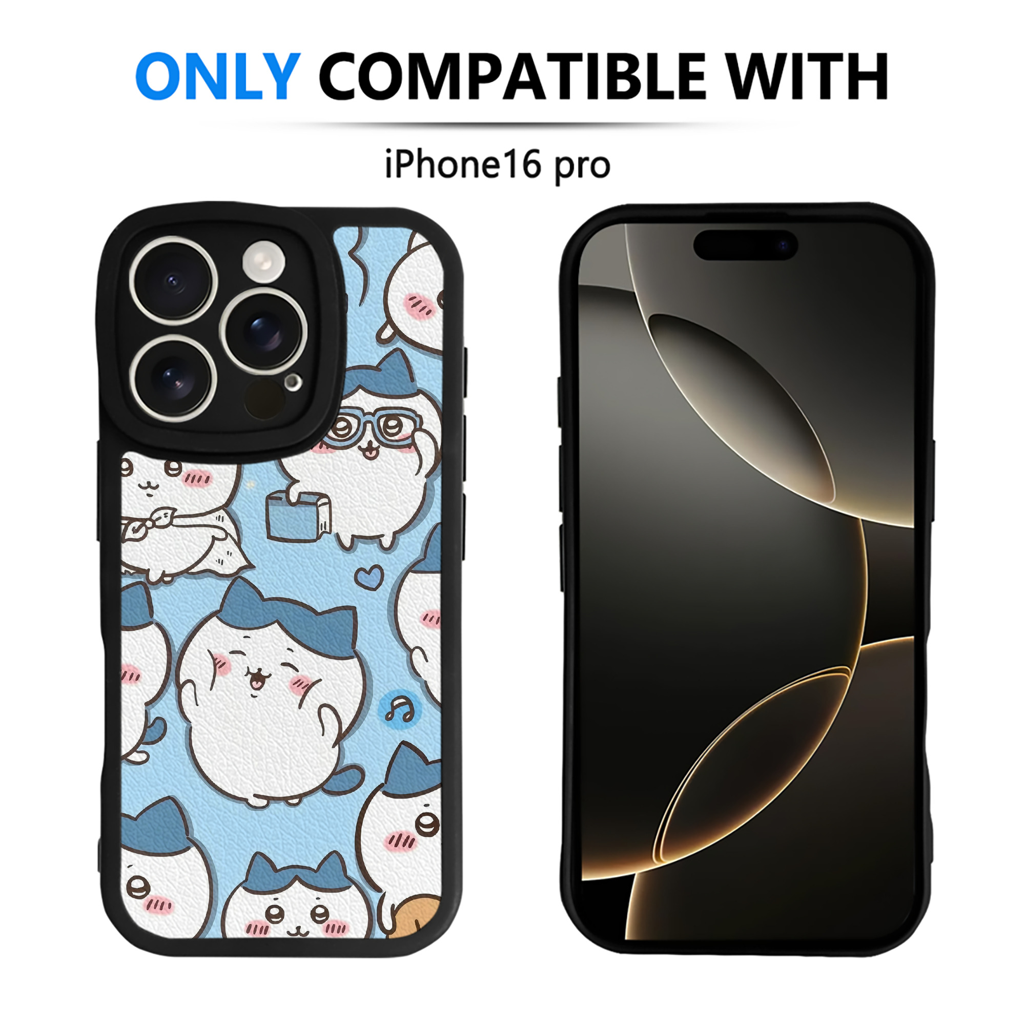 （画像用） ちいかわ Chii-kawa 【iPhone 16シリーズ対応】シリコンスマホケース（レザー調） 材質：シリコン